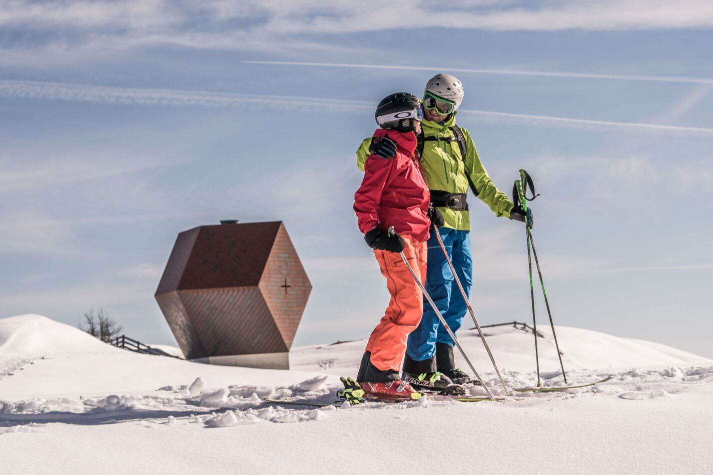 Winter Skifahren am Penken
