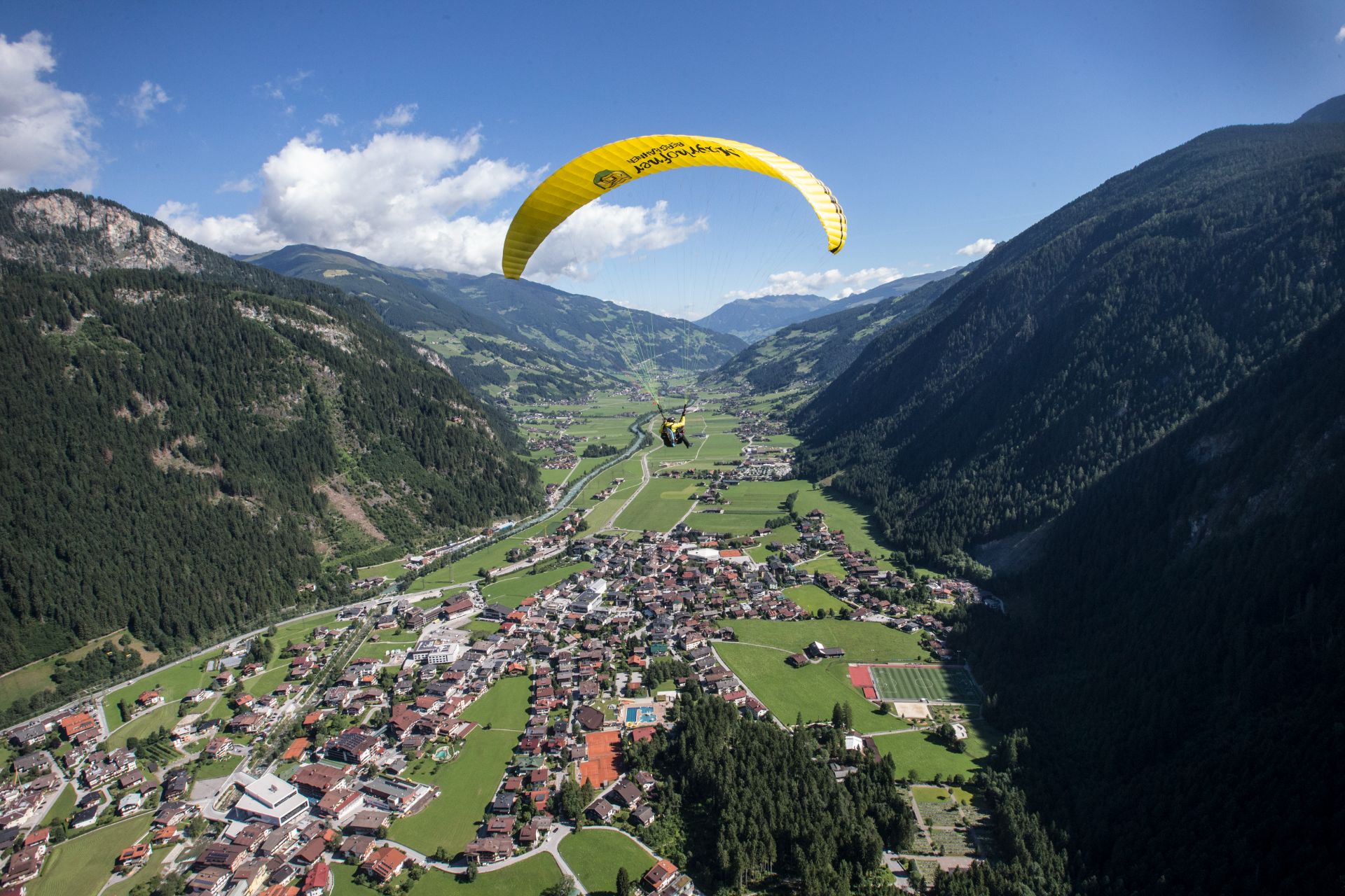 Paragleiten in der Ferienregion Mayrhofen-Hippach